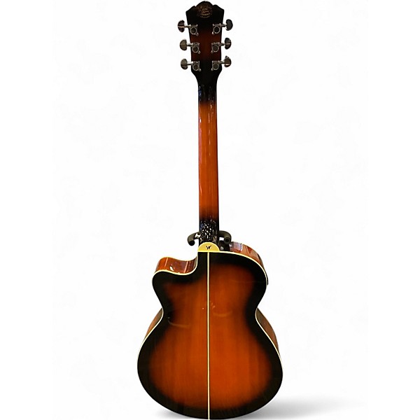 Used Washburn EA15ATB Tobacco Sunburst Acoustic Electric Guitar