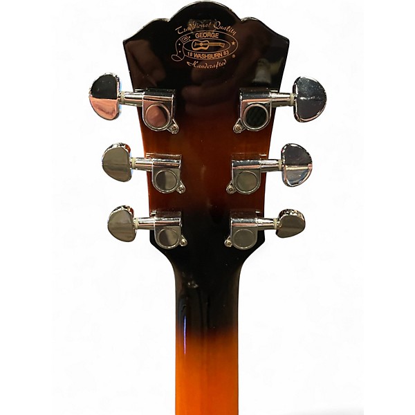 Used Washburn EA15ATB Tobacco Sunburst Acoustic Electric Guitar