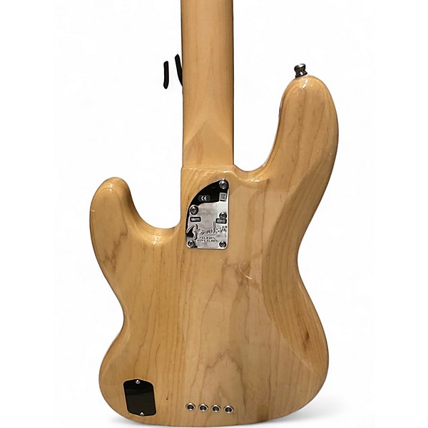 Used Fender American Deluxe Jazz Bass Natural Electric Bass Guitar