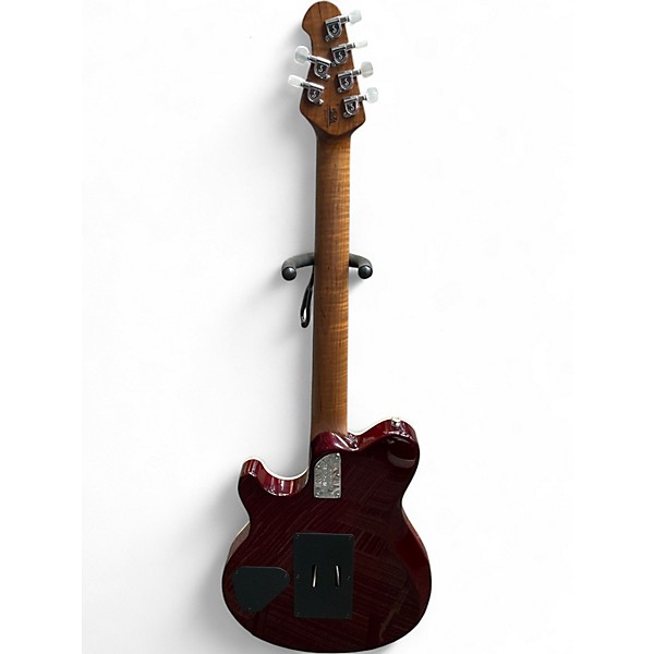 Used Ernie Ball Music Man Axis One Piece Translucent Gold Solid Body Electric Guitar