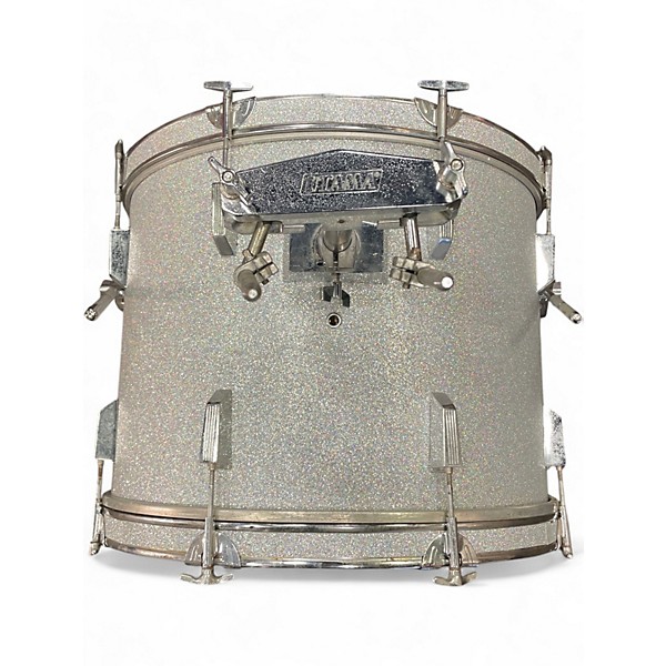 Used Miscellaneous 4 Piece 4 PC Shell Pack Silver Sparkle Drum Kit