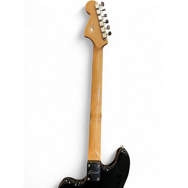 Used Squier Vintage Modified Bass VI Black Electric Bass Guitar