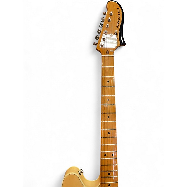 Used Squier Classic Vibe Starcaster Natural Hollow Body Electric Guitar