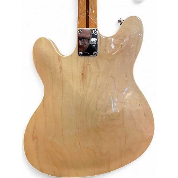 Used Squier Classic Vibe Starcaster Natural Hollow Body Electric Guitar