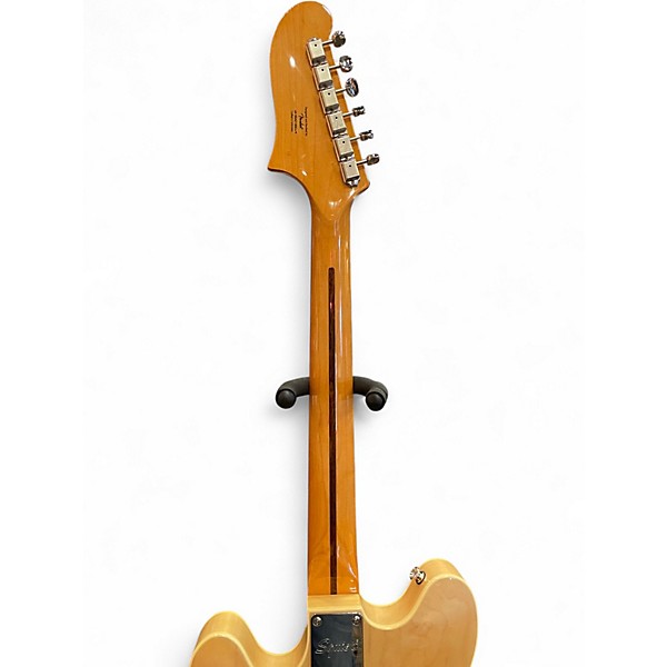 Used Squier Classic Vibe Starcaster Natural Hollow Body Electric Guitar