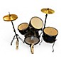 Used Ludwig 4 Piece Questlove Pocket Kit Black Sparkel Drum Kit