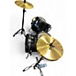 Used Ludwig 4 Piece Questlove Pocket Kit Black Sparkel Drum Kit