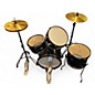 Used Ludwig 4 Piece Questlove Pocket Kit Black Sparkel Drum Kit