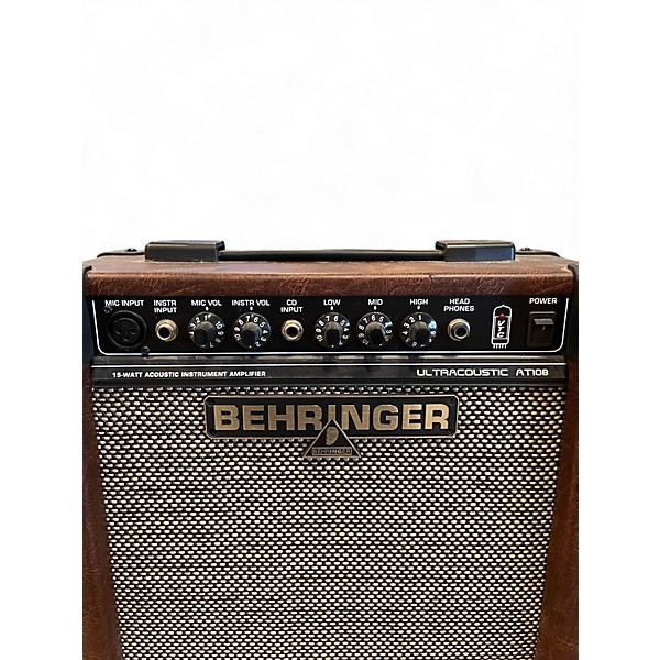 Used Behringer AT108 1X8 15W Ultracoustic Acoustic Guitar Combo Amp
