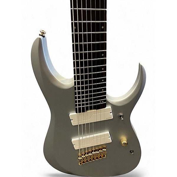 Used Ibanez RGDMS8 Classic Silver Matte Solid Body Electric Guitar