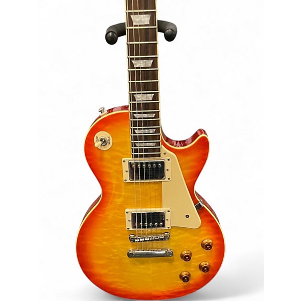 Used Epiphone LES PAUL STANDARD PRO PLUS Cherry Sunburst Solid Body Electric Guitar