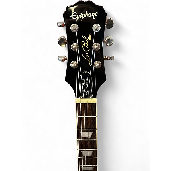 Used Epiphone LES PAUL STANDARD PRO PLUS Cherry Sunburst Solid Body Electric Guitar