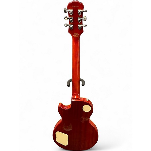 Used Epiphone LES PAUL STANDARD PRO PLUS Cherry Sunburst Solid Body Electric Guitar