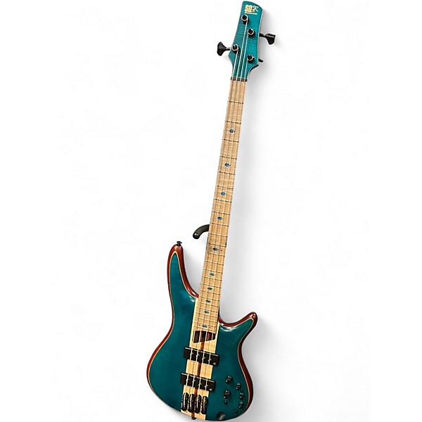 Used Ibanez SR1420B CARIBBEAN GREEN Electric Bass Guitar