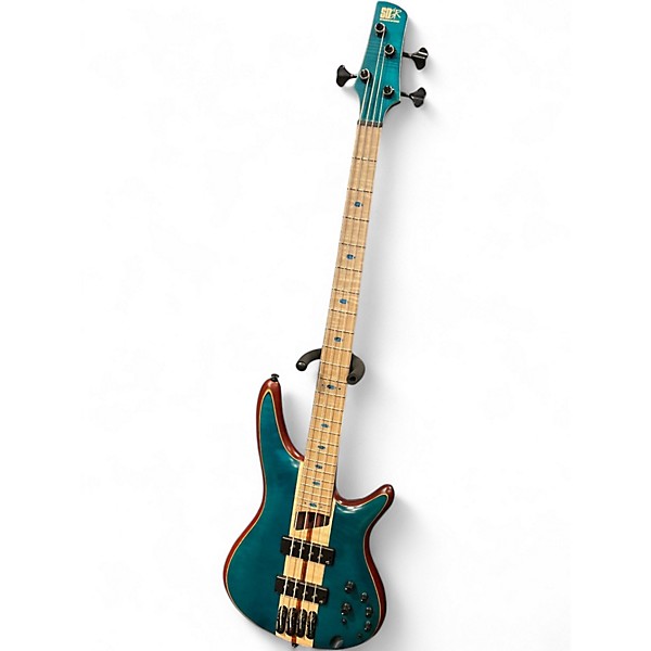 Used Ibanez SR1420B CARIBBEAN GREEN Electric Bass Guitar