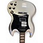 Used Gibson SG Metallic Silver Solid Body Electric Guitar