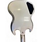 Used Gibson SG Metallic Silver Solid Body Electric Guitar