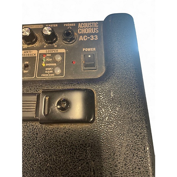 Used Roland AC33 30W Stereo Acoustic Guitar Combo Amp