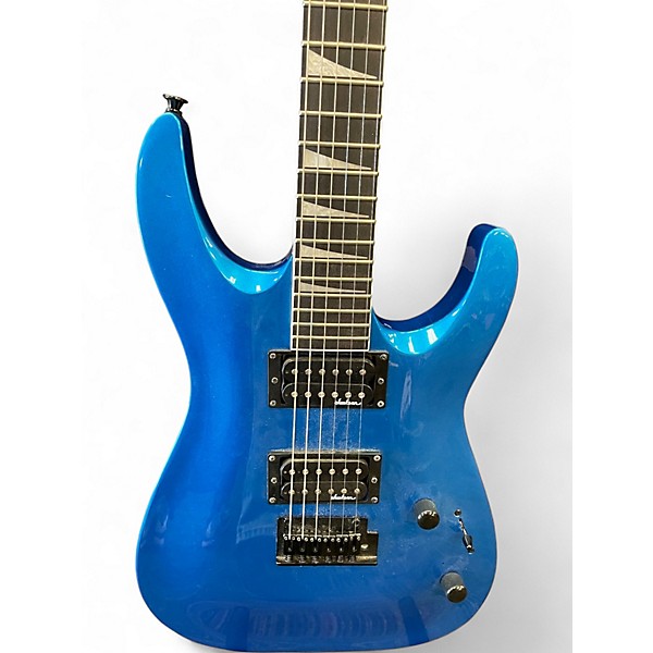 Used Jackson JS22 Dinky Blue Solid Body Electric Guitar