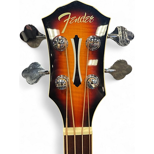 Used Fender FA450CE 3 Tone Sunburst Acoustic Bass Guitar