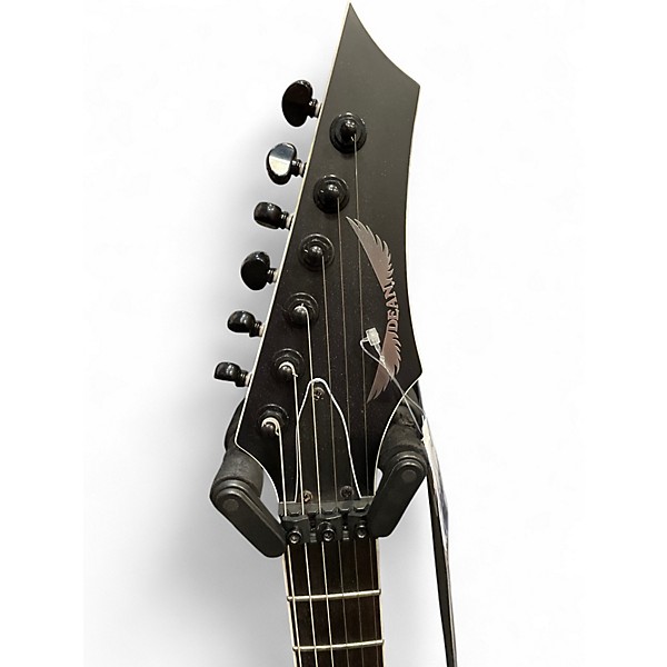 Used Dean Exile Satin black Solid Body Electric Guitar