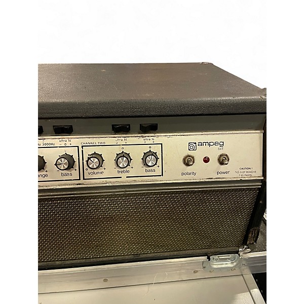Vintage 1970s Ampeg BLACKLINE SVT Tube Bass Amp Head