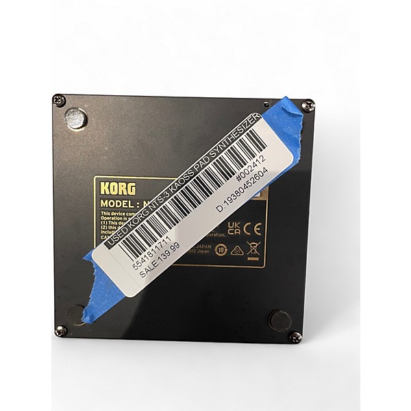 Used KORG NTS-3 KAOSS PAD Synthesizer