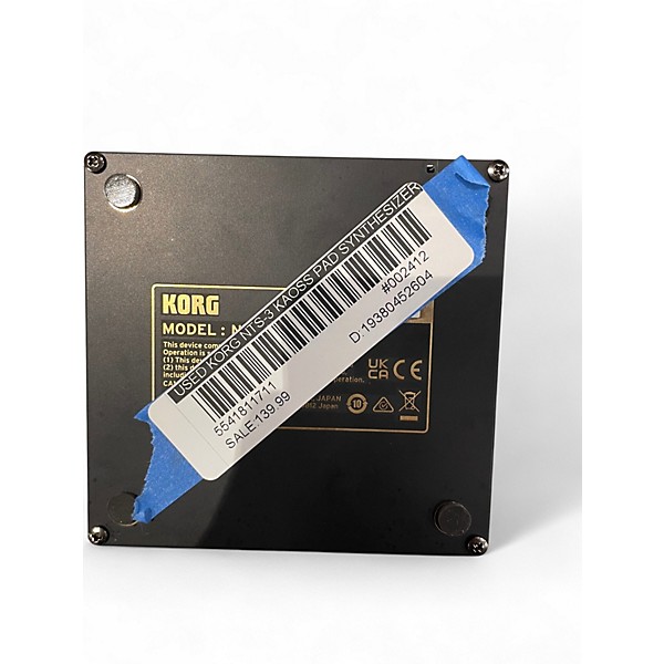 Used KORG NTS-3 KAOSS PAD Synthesizer