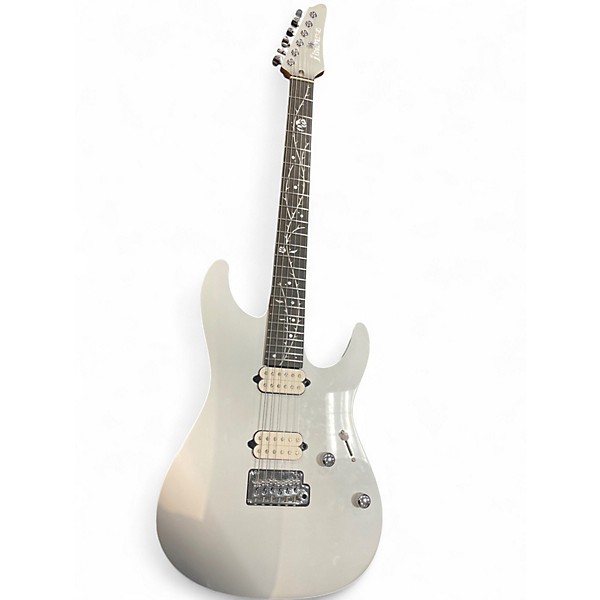 Used Ibanez TOD10 Metallic Silver Solid Body Electric Guitar