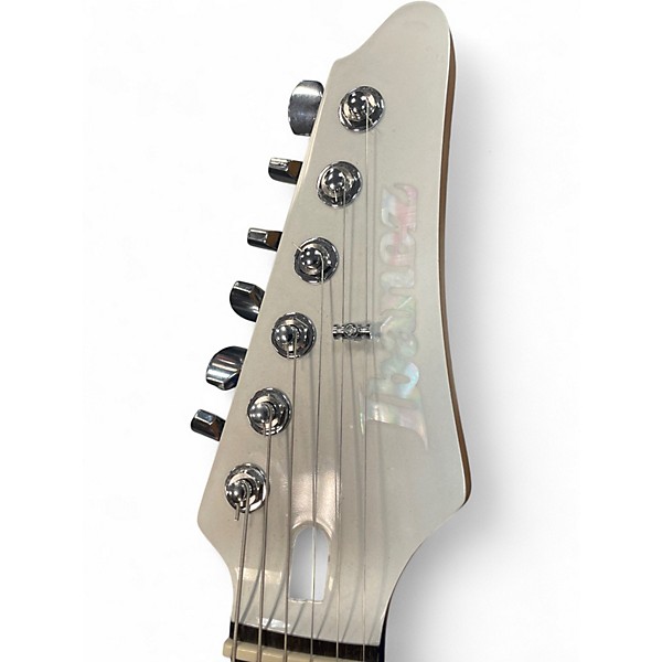 Used Ibanez TOD10 Metallic Silver Solid Body Electric Guitar