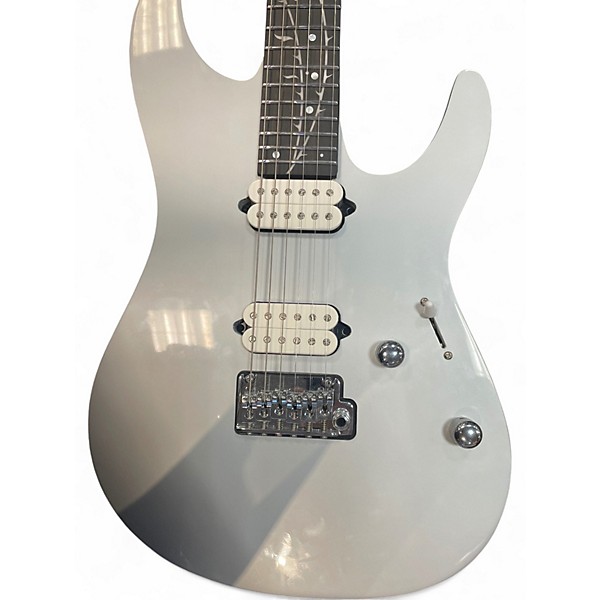 Used Ibanez TOD10 Metallic Silver Solid Body Electric Guitar
