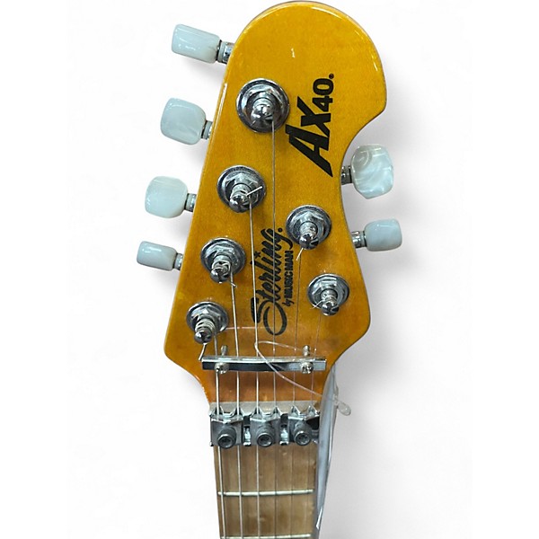 Used Sterling by Music Man AX40 YELLOW Solid Body Electric Guitar