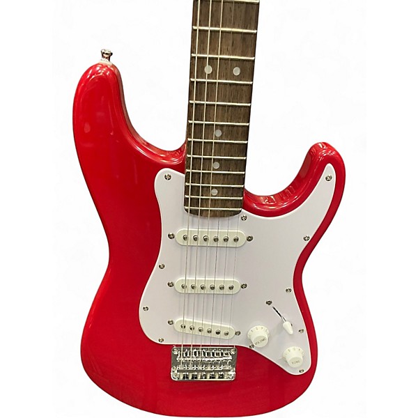 Used Squier Mini Affinity Stratocaster Candy Apple Red Electric Guitar