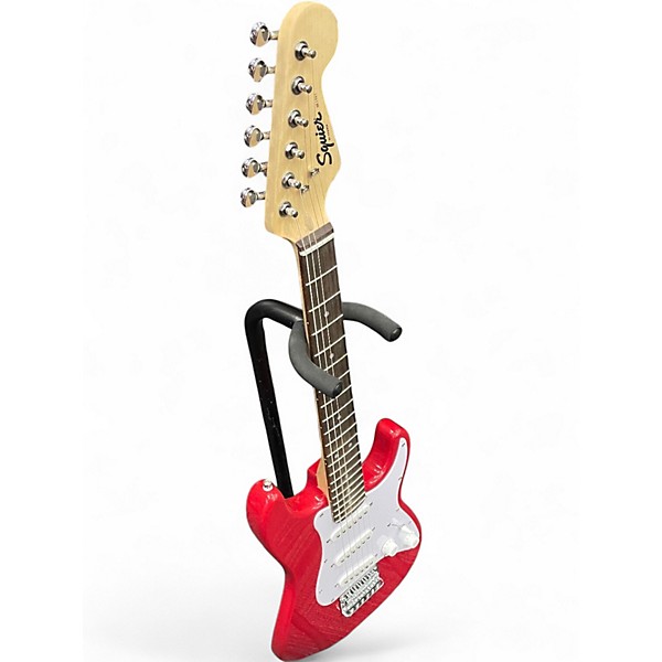 Used Squier Mini Affinity Stratocaster Candy Apple Red Electric Guitar