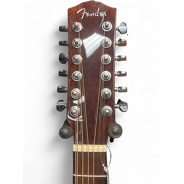 Used Fender CD140SCE Dread12 Natural 12 String Acoustic Electric Guitar