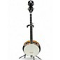 Used Vangoa 5 String Banjo Left Handed Natural Banjo thumbnail