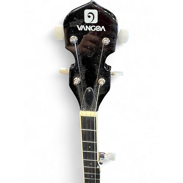 Used Vangoa 5 String Banjo Left Handed Natural Banjo