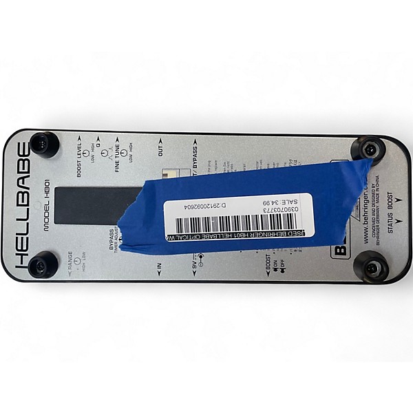 Used Behringer HB01 Hellbabe Optical Wah Effect Pedal