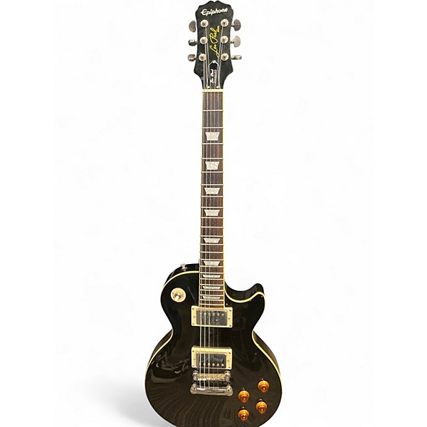 Used Epiphone Les Paul Standard Black Solid Body Electric Guitar