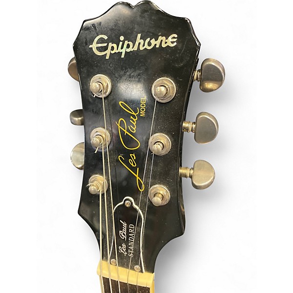 Used Epiphone Les Paul Standard Black Solid Body Electric Guitar