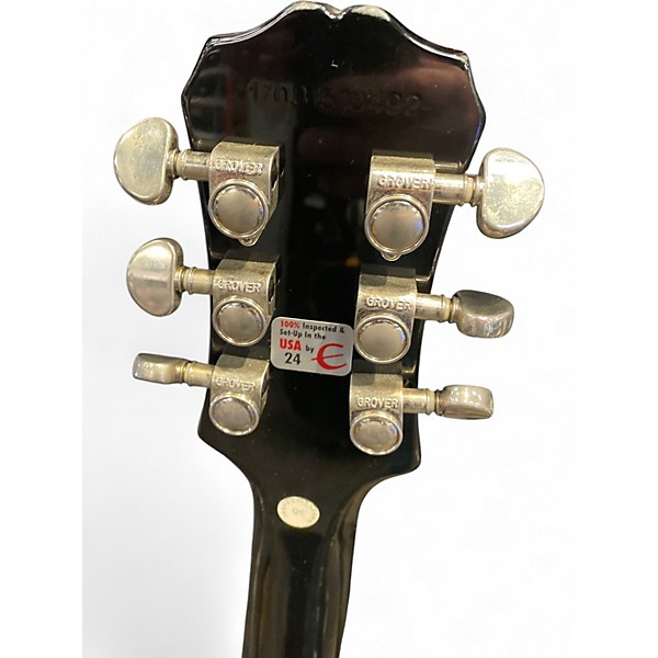 Used Epiphone Les Paul Standard Black Solid Body Electric Guitar