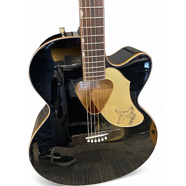Used Gretsch Guitars G5022CE Rancher Jumbo Black Acoustic Electric Guitar