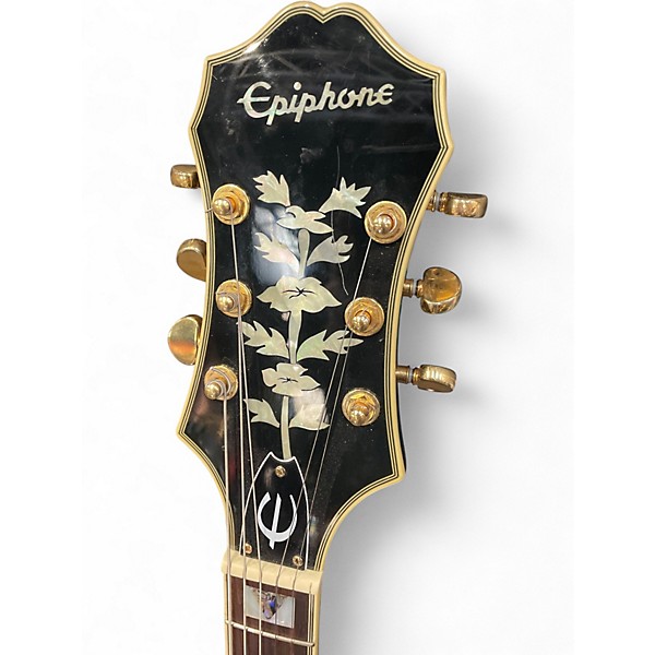 Used Epiphone Sheraton II Black Hollow Body Electric Guitar