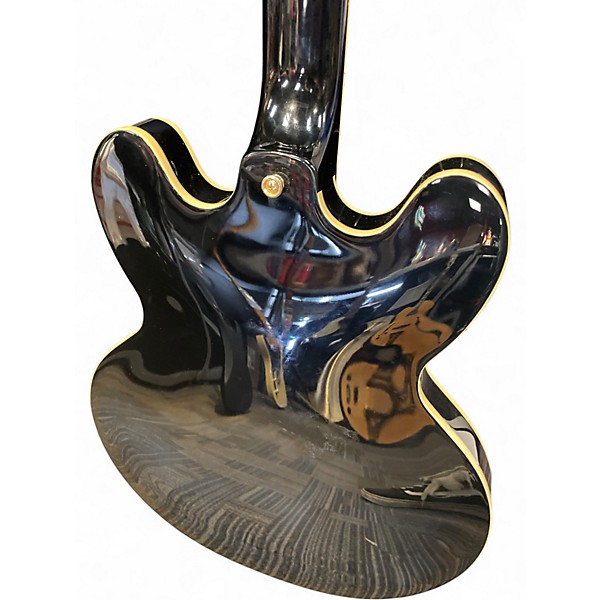 Used Epiphone Sheraton II Black Hollow Body Electric Guitar