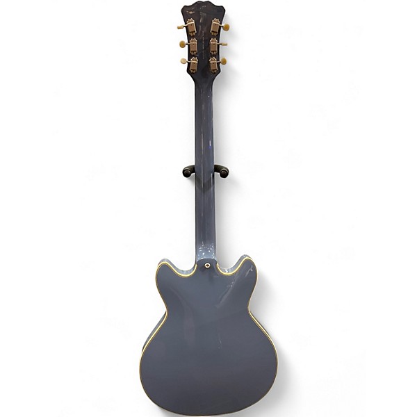 Used D'Angelico EXCEL MINI DC TOUR Blue Hollow Body Electric Guitar