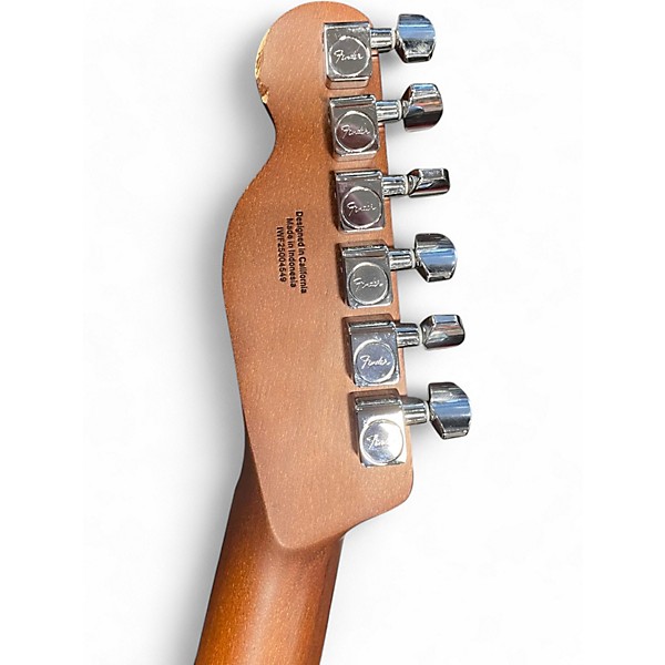 Used Fender Acoustasonic Player Telecaster Black Acoustic Electric Guitar