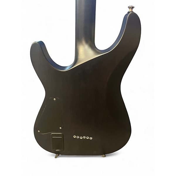 Used Schecter Guitar Research C1 Platinum Trans Black Solid Body Electric Guitar