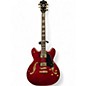 Used 2015 Washburn HB35 Candy Apple Red Hollow Body Electric Guitar thumbnail