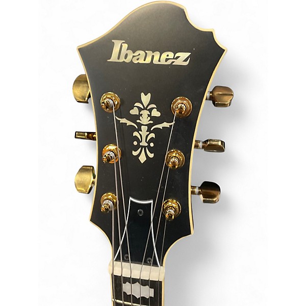 Used Ibanez PM3C Natural Hollow Body Electric Guitar