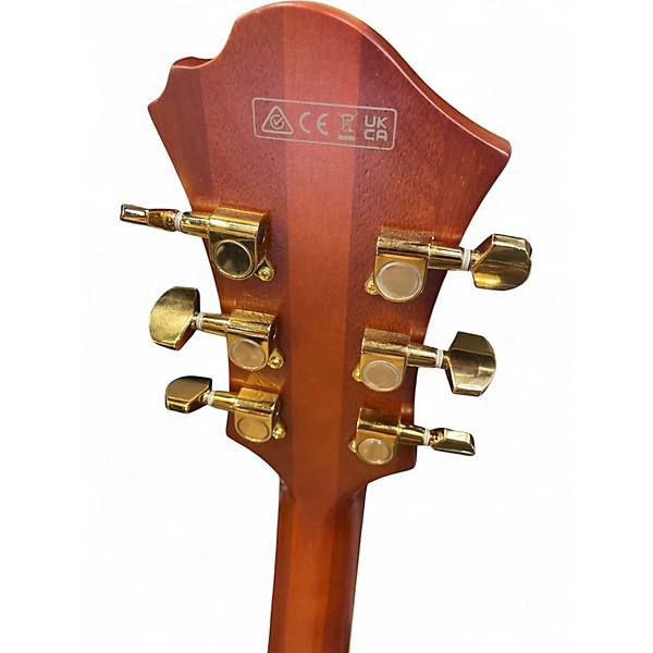 Used Ibanez PM3C Natural Hollow Body Electric Guitar